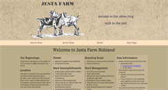 Desktop Screenshot of jestafarm.com